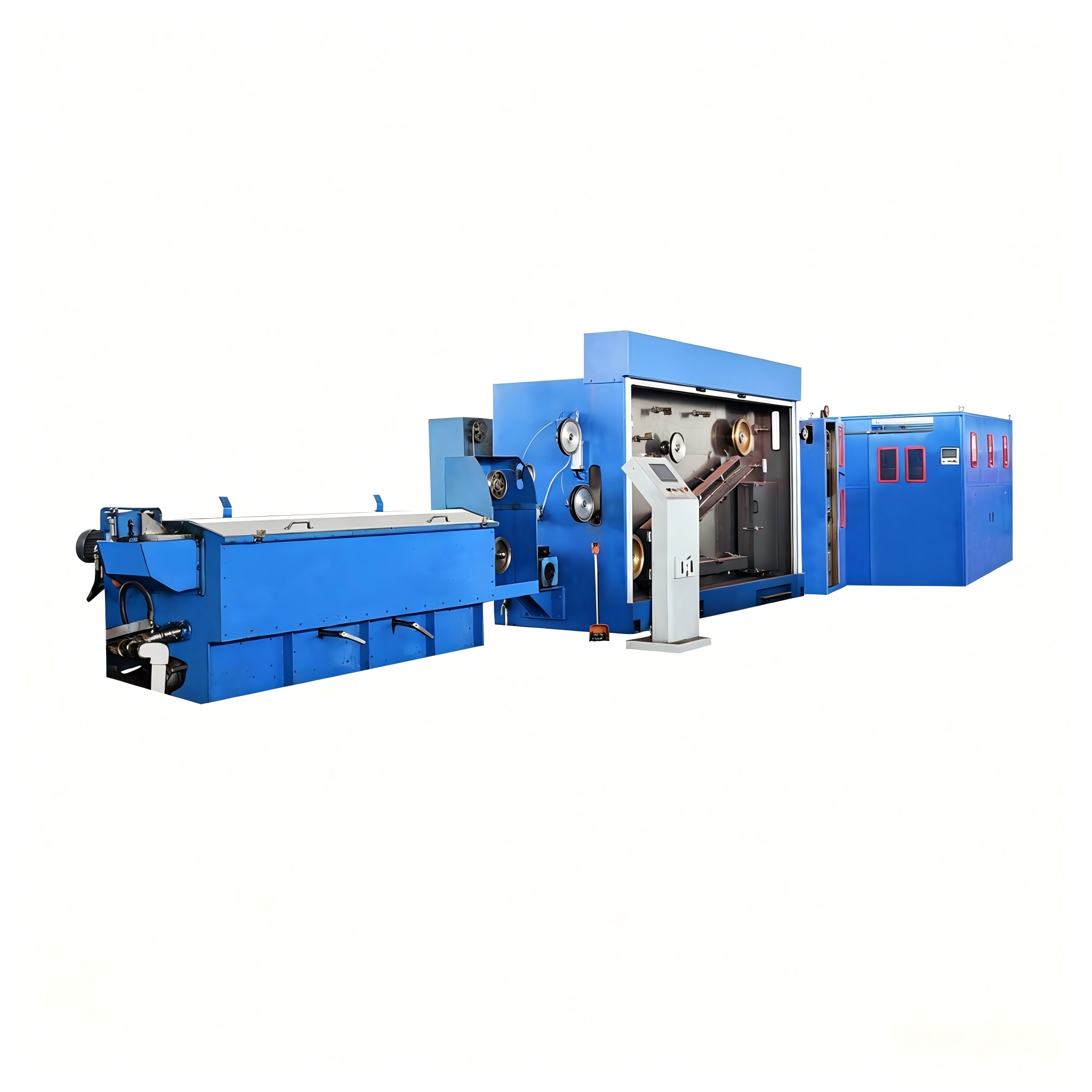 005 JK-9/13/17D High Speed Intermediate Copper Wire Drawing Machine with Continuous Annealer - Image 1