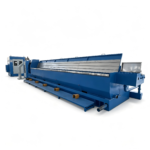 JK-11D-450 Individual Capstan Motor Wire Drawing Machine with Dual Spool Take-up