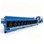 JK-11D-450 Individual Capstan Motor Wire Drawing Machine with Dual Spool Take-up - Image 2